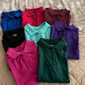 Bundle of Girls Polos 🏫 📚✏️Size 10/12